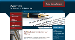 Desktop Screenshot of birken-law.com